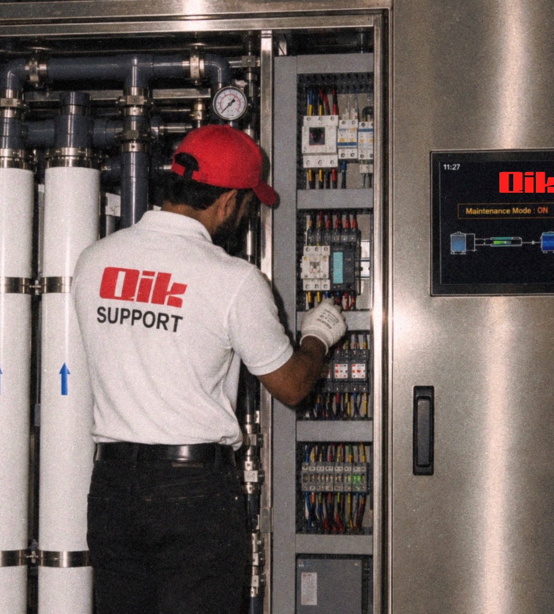 Industrial reverse osmosis plant